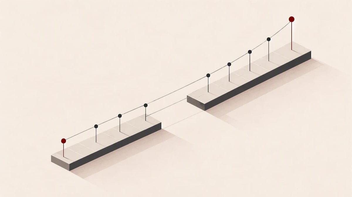 Abstract tuning intervals widen across geometric planes