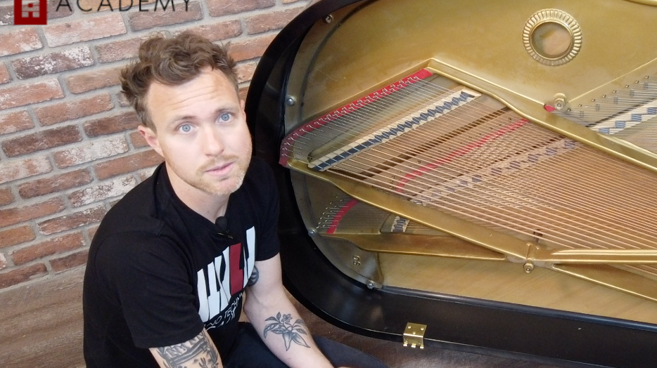 How does a piano's plate affect the tone?