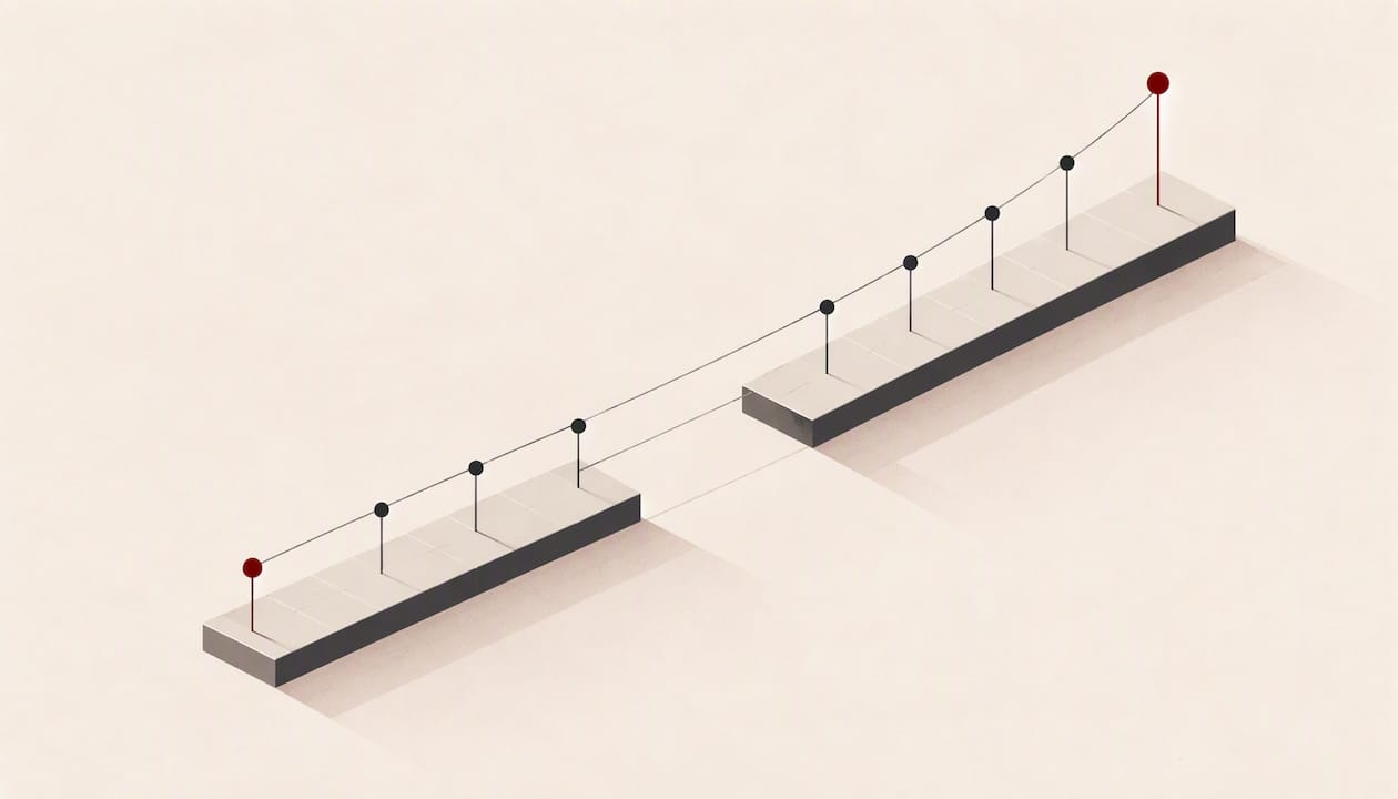Abstract tuning intervals widen across geometric planes